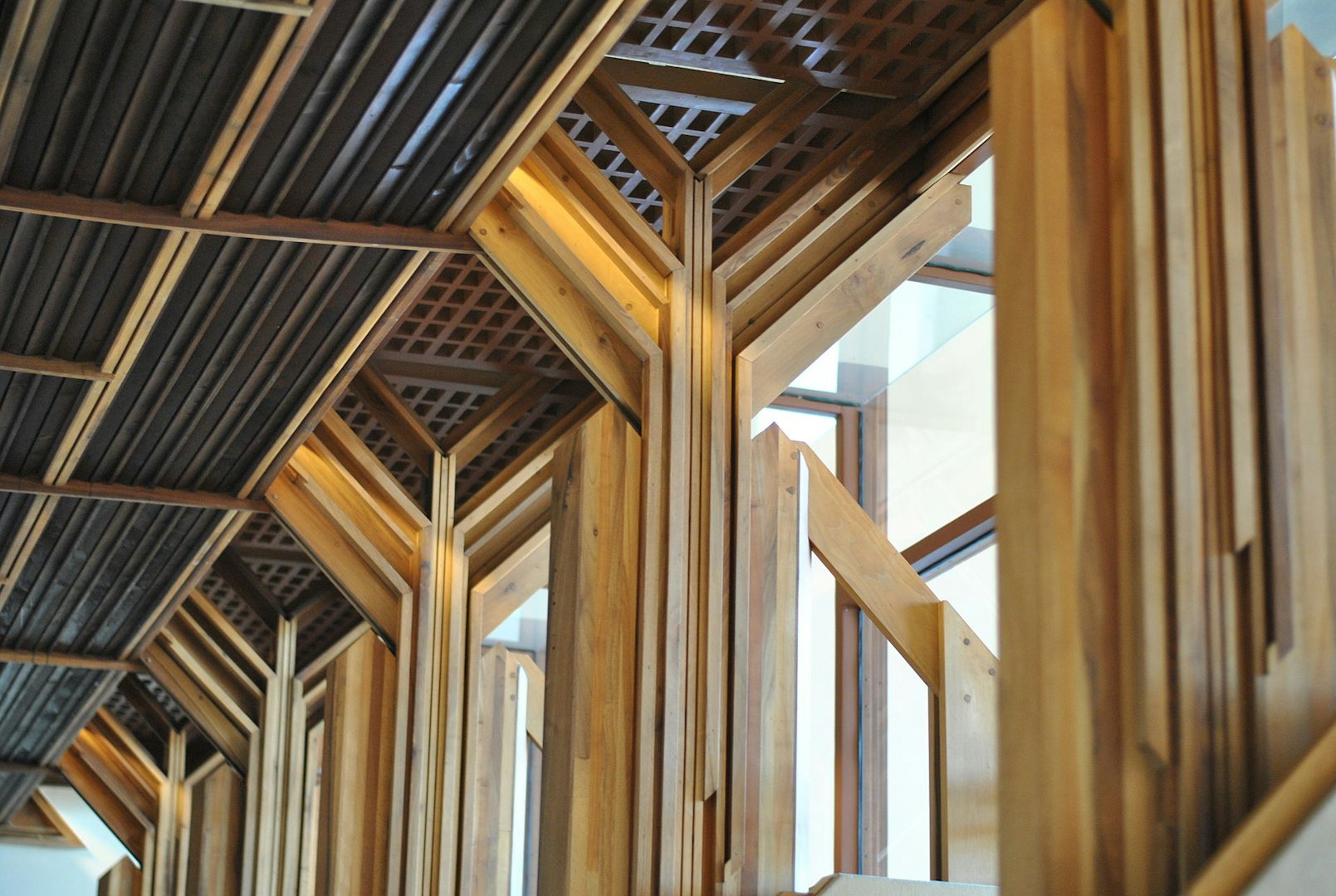 ceilings of Aula Baratto