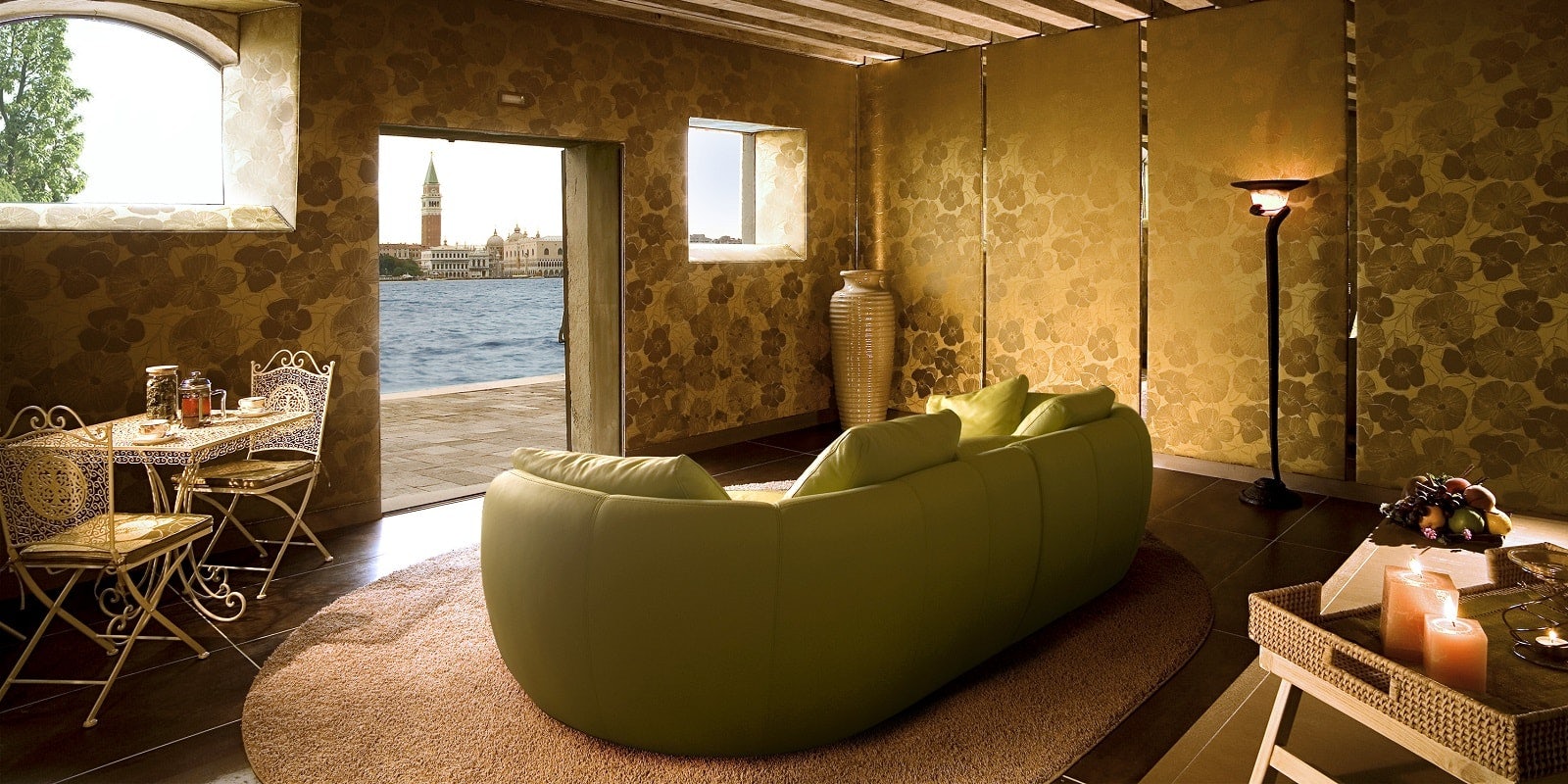 Spa lounge at the Bauer Palladio Venice