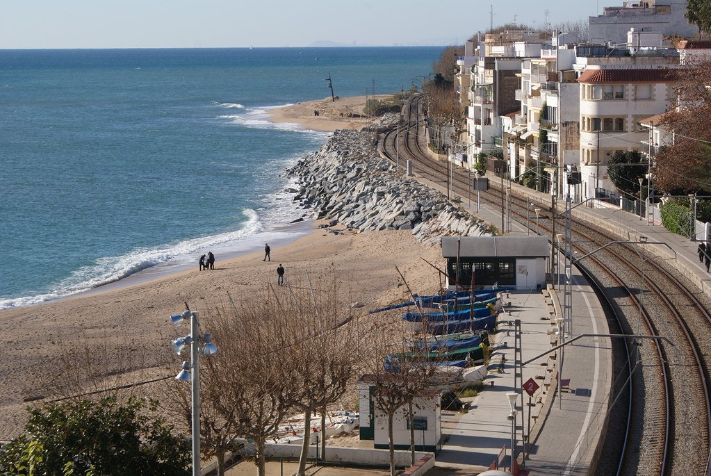 Sant Pol de Mar beach