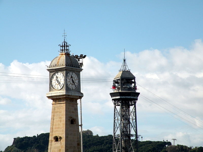 Torre del Reloj in Barcelona