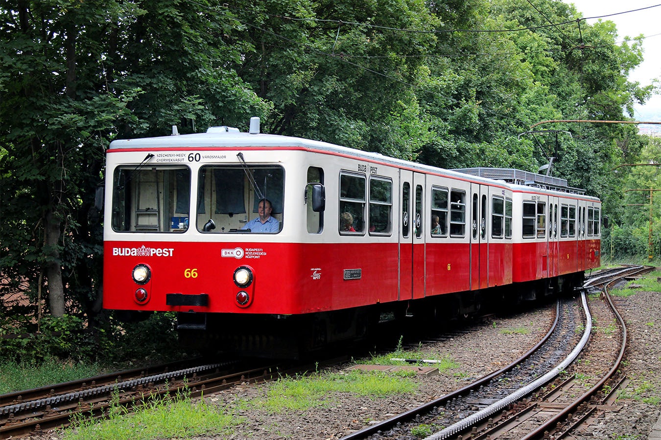 the cog-wheel railway in Budapest