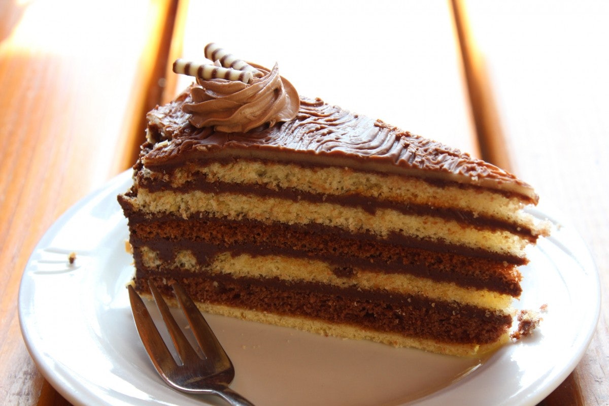 traditional Hungarian Dobos Cake