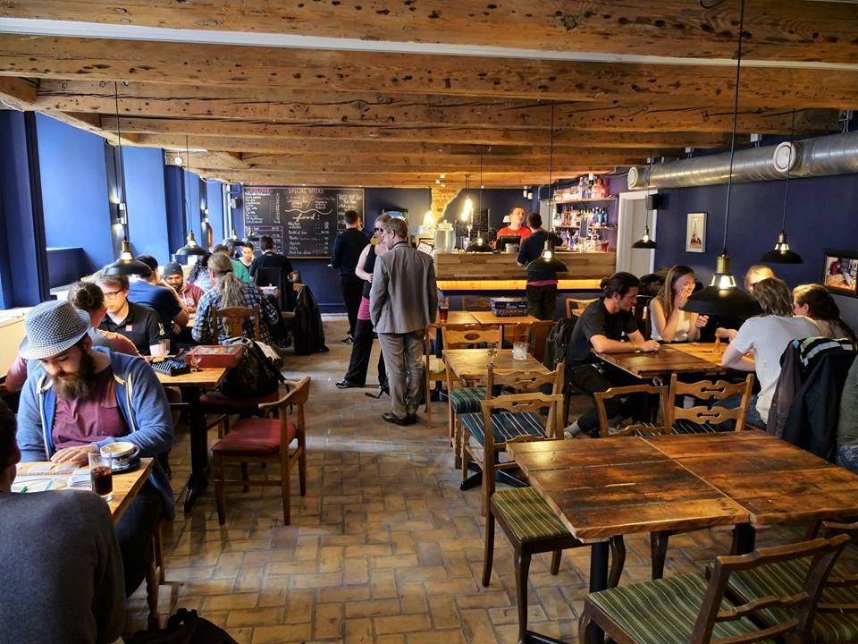 people playing board games at Bastard Café 