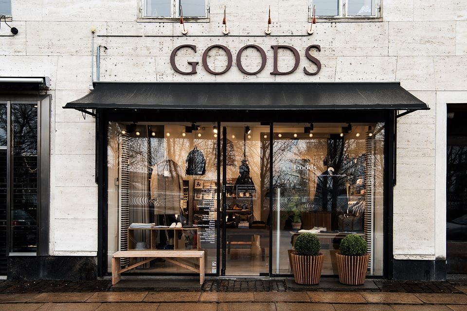 Goods men's fashion store in Copenhagen