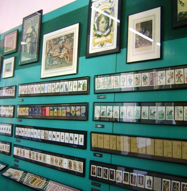 inside the Museo de Naipes in Havana
