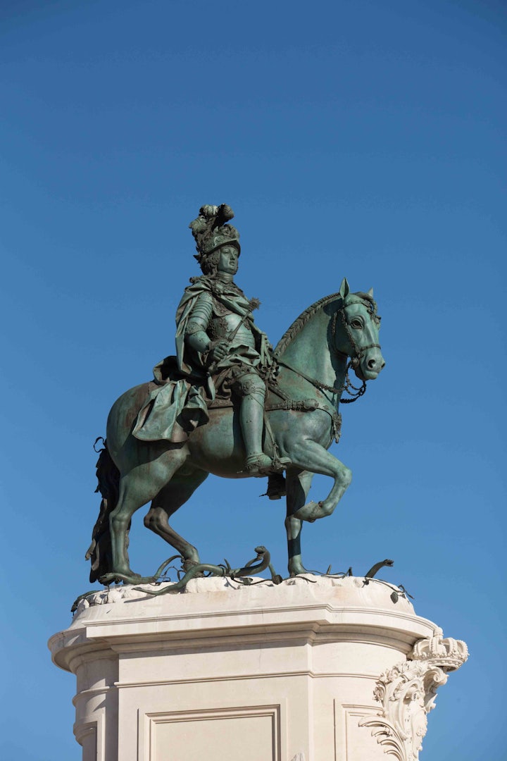 D. José I statue in Lisbon