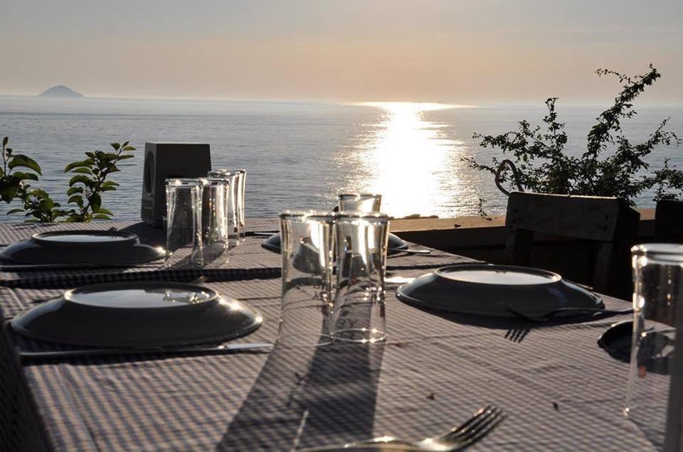 view from Kalpazankaya restaurant on Burgaz Island