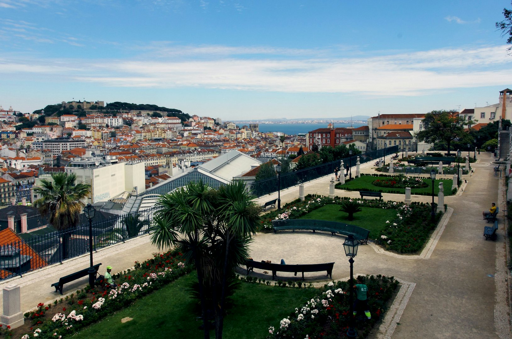 Rua São Pedro de Alcântara in Lisbon