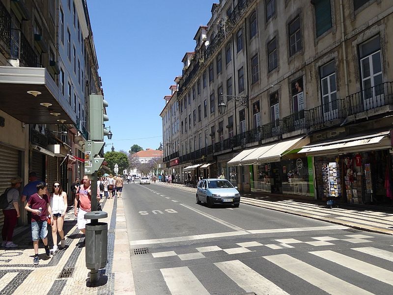 Rua do Ouro/Rua Áurea in Lisbon