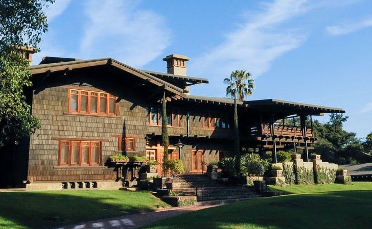 exterior of the Gamble House