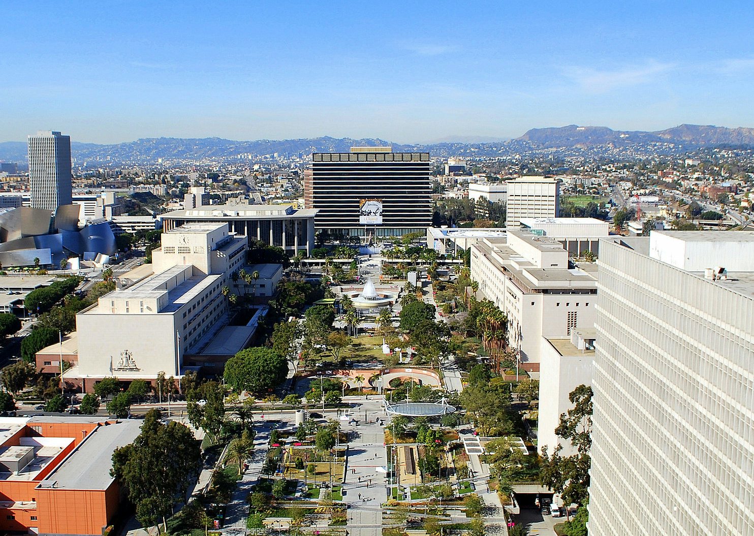 view from the Observation Deck at Los Angeles City Hall