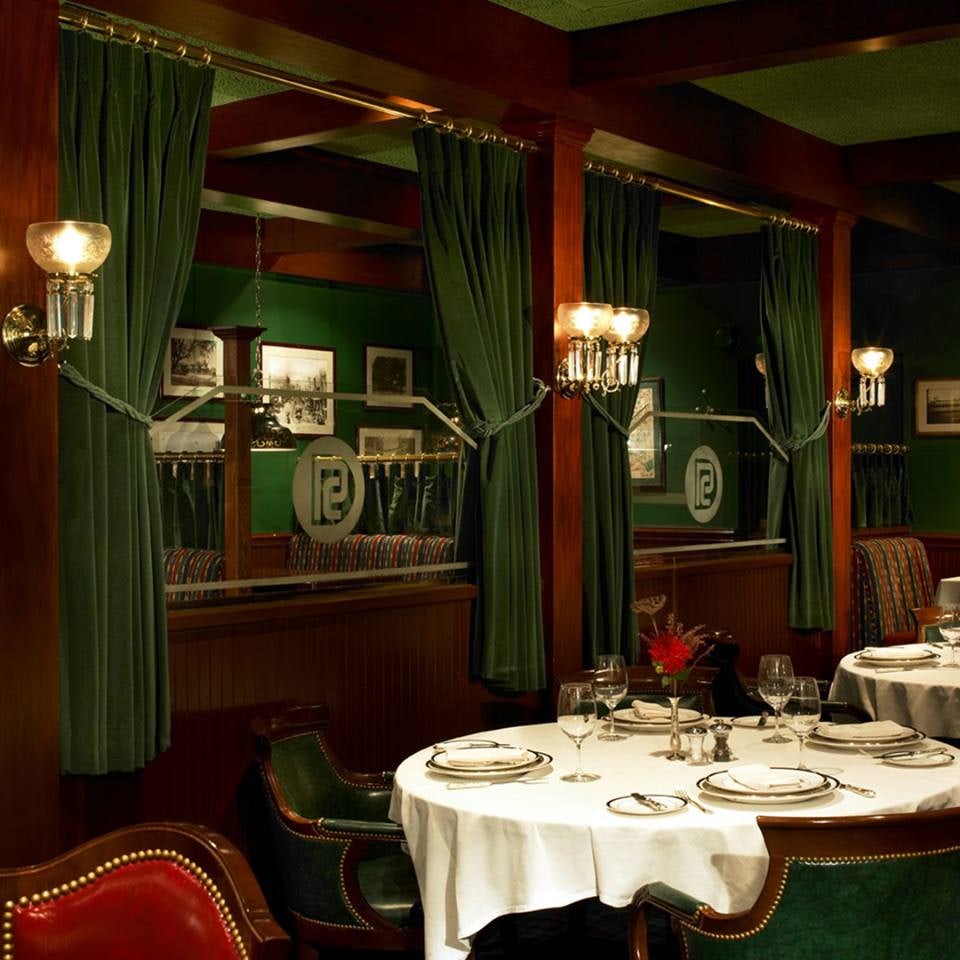 interior of the Pacific Dining Car in LA