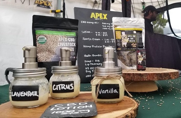 CBD produce at Malibu Farmers' Market