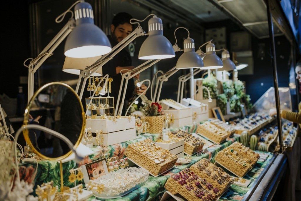 jewelry at Nomada Market in Madrid