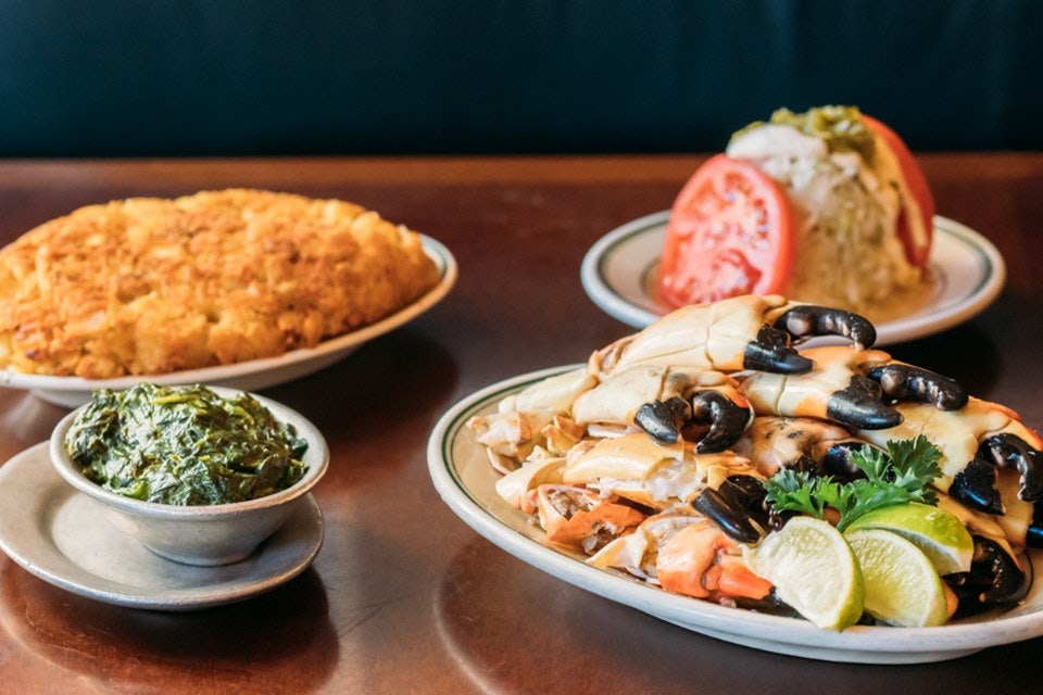 food from Joe's Stone Crab Miami
