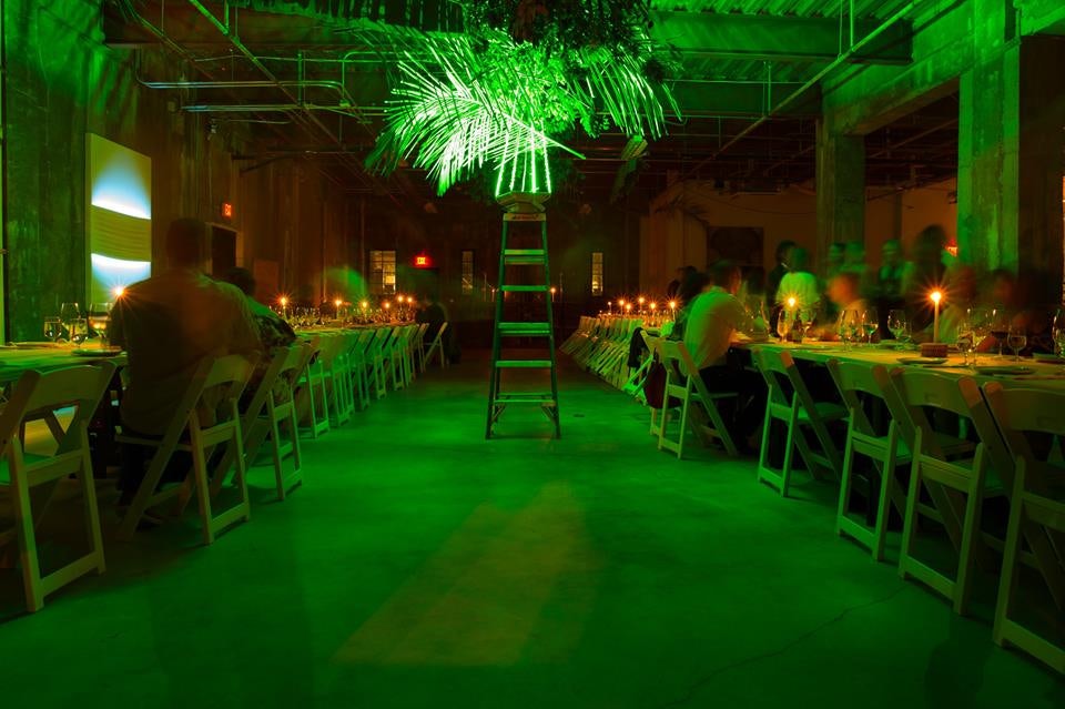 people having dinner at Firehouse MRKT