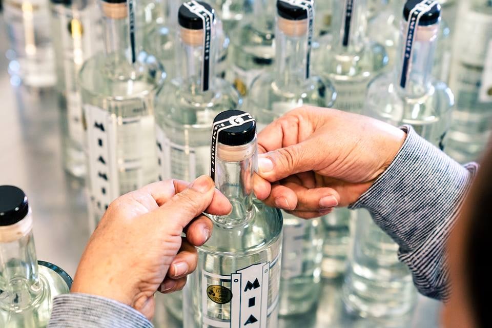 bottles of city-distilled Miami rum