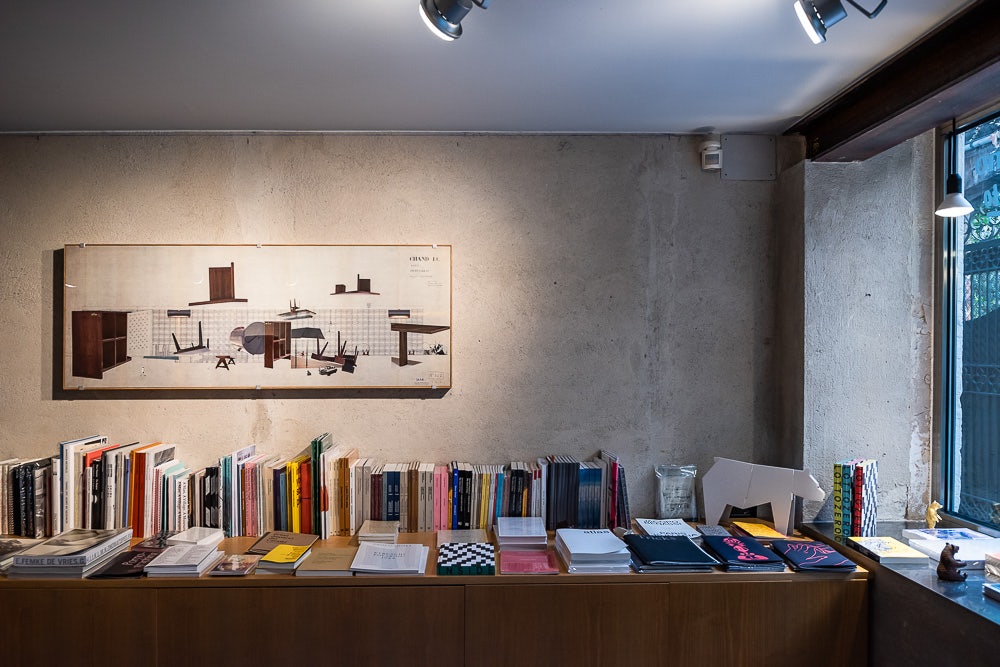 books at Libreria Bruno in Venice