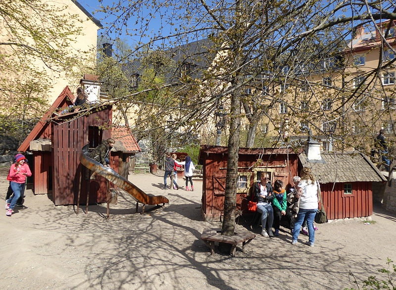 Bryggartäppan playground in Stockholm