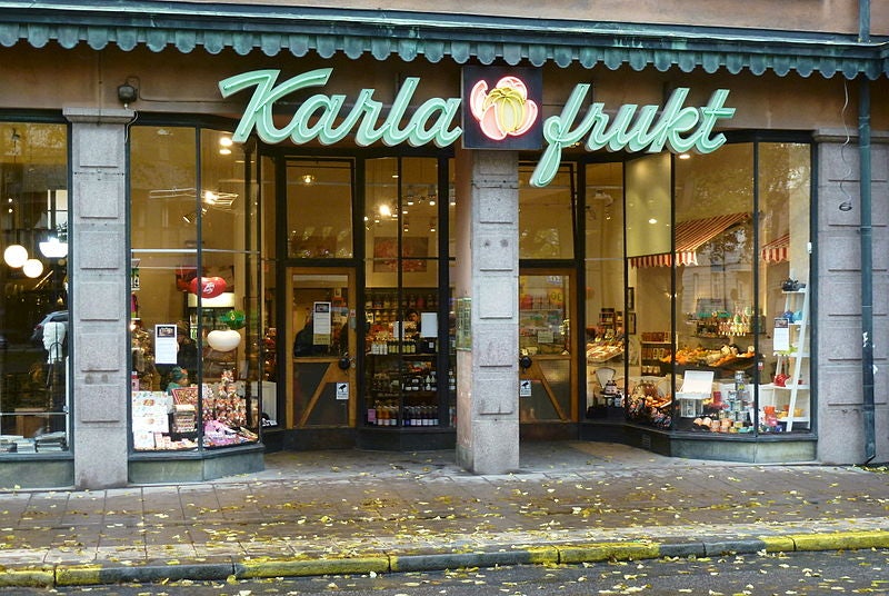 Karla Frukt store in Stockholm