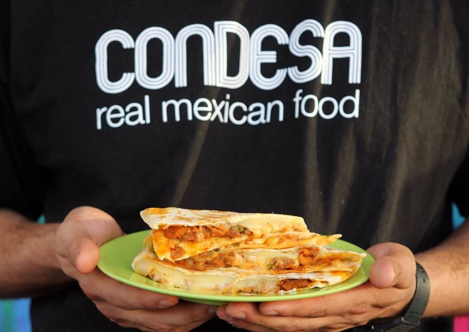 quesadillas from Condesa 