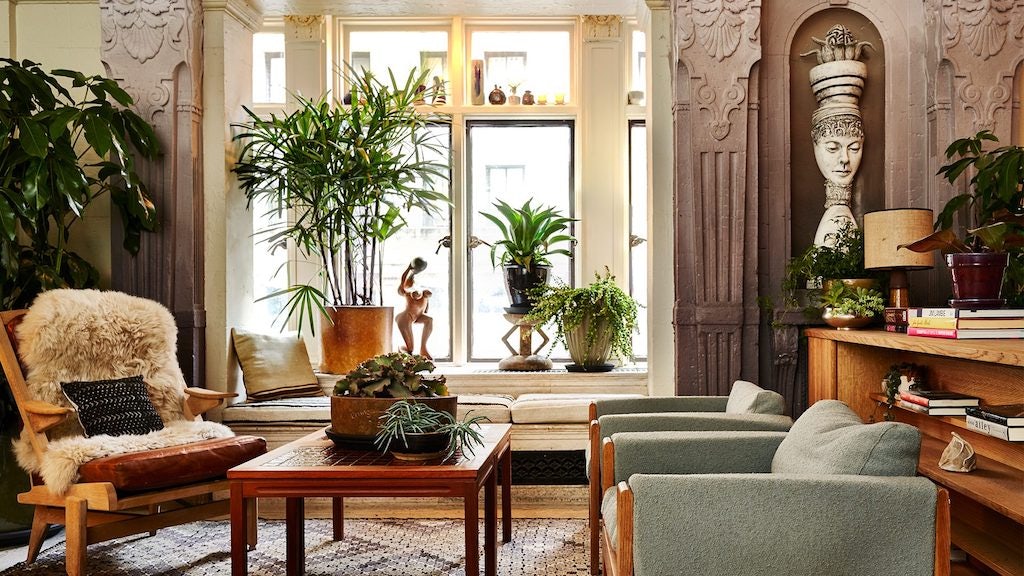 interior of the Freehand Hotel in NY