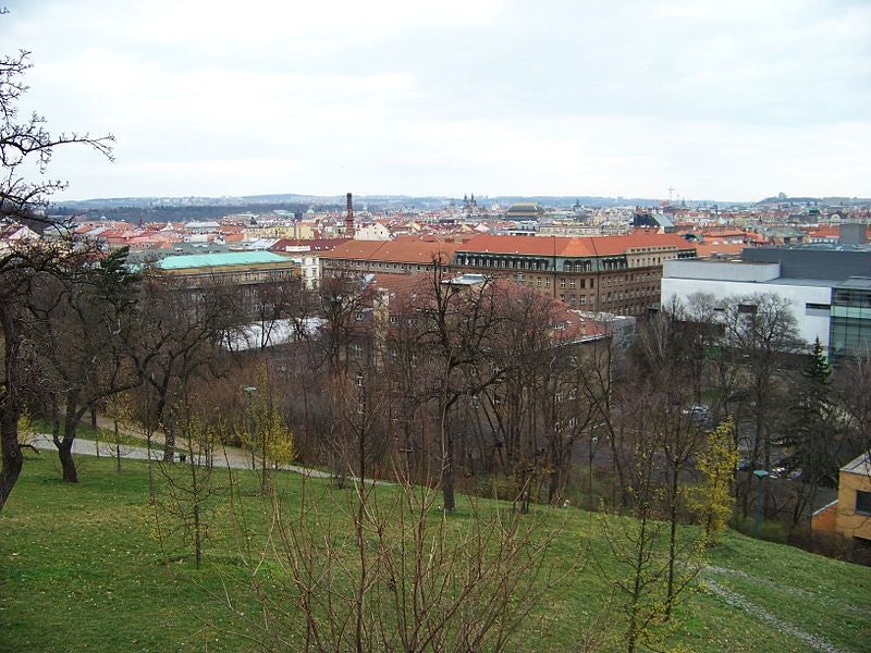 Sacré Coeur park in Prague