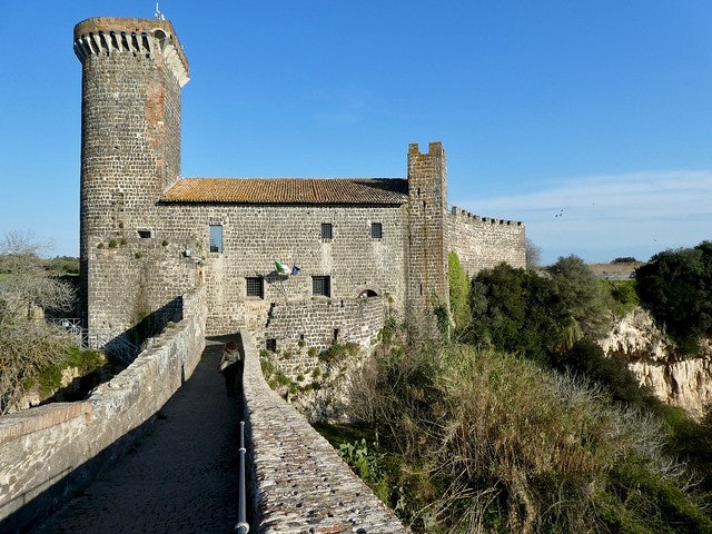 Etruscian caste in Vulci