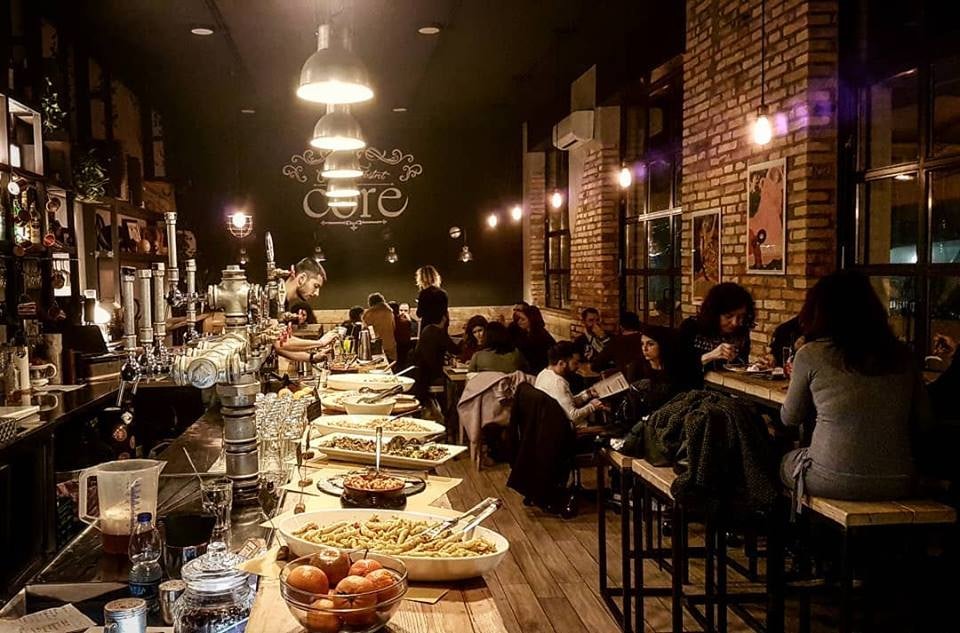interior of Core Bistrot in Rome