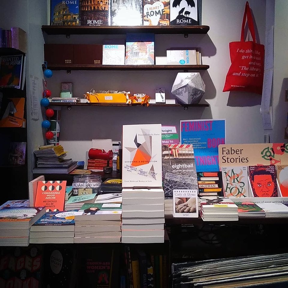 store interior of Otherwise Bookshop