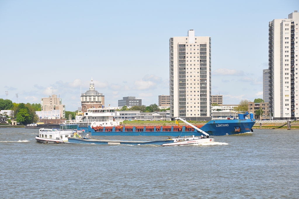 view of De Esch water side in Rotterdam