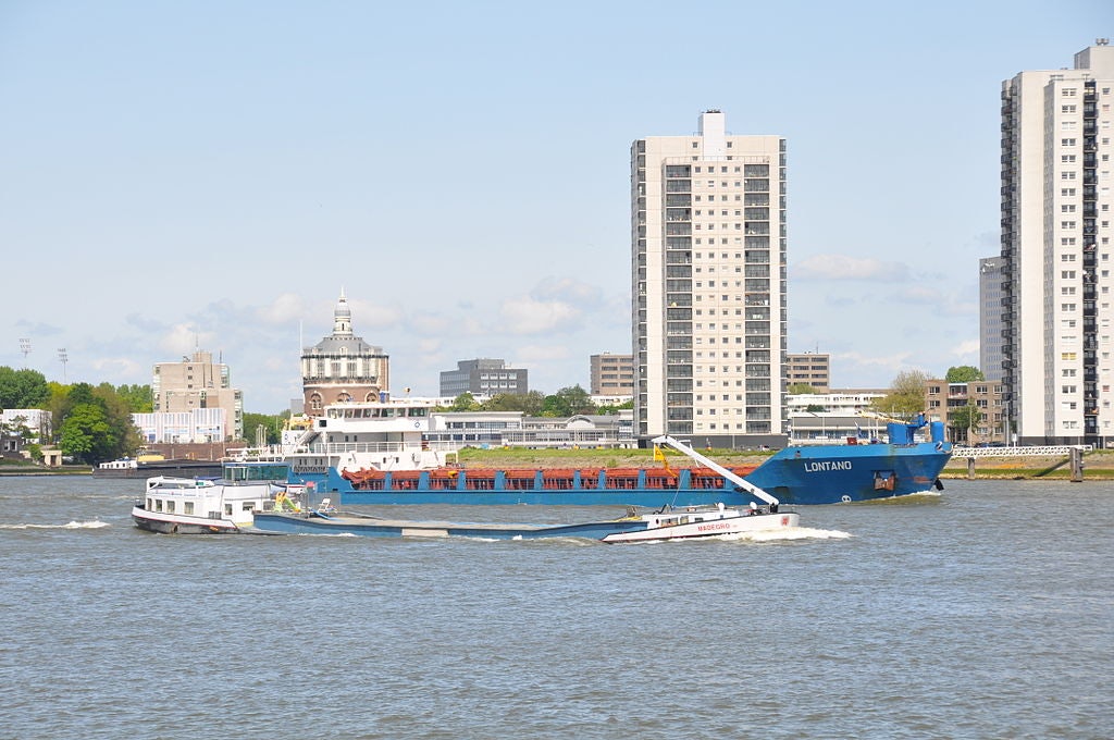 view of De Esch water side in Rotterdam