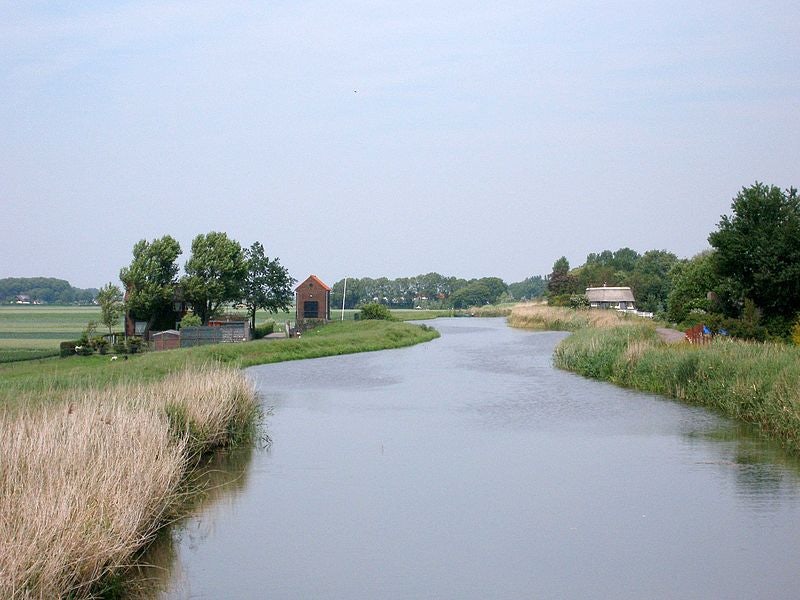 The Rotte river near Rotterdam