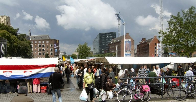 Centre Market in Rotterdam