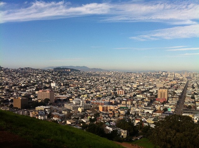 top view from Bernal Hill