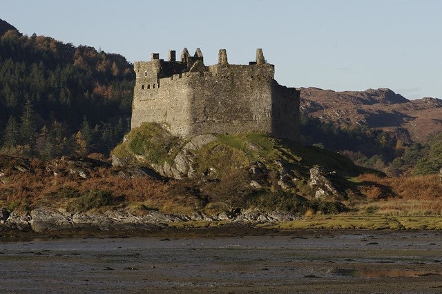 Castle Tioram in Scotland 