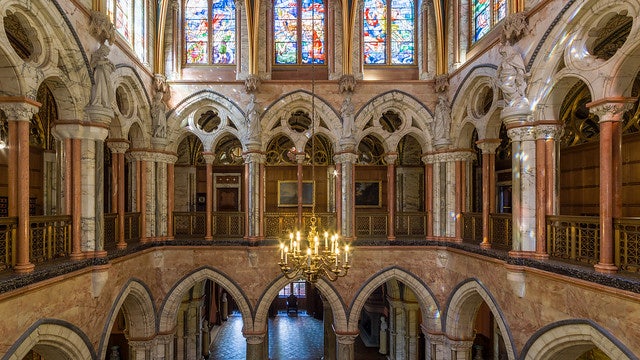 Marble Hall Gallery in Mount Stuart House 