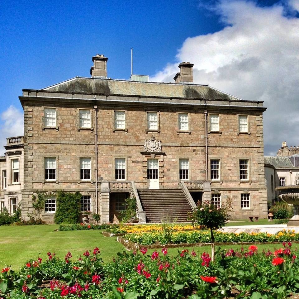 Exterior of Haddo House in Methlick Scotland