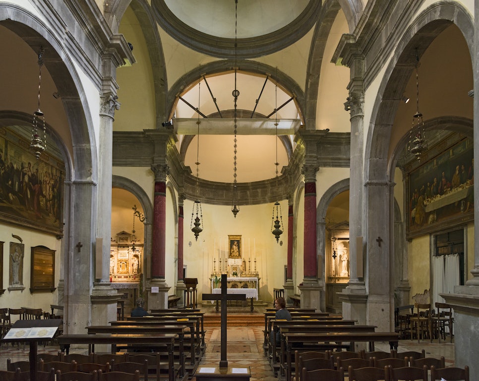 interir of the Church of Santa Maria Mater Domini