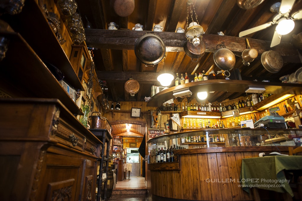 wooden interior of Trattoria da Bepi Già ‘54’