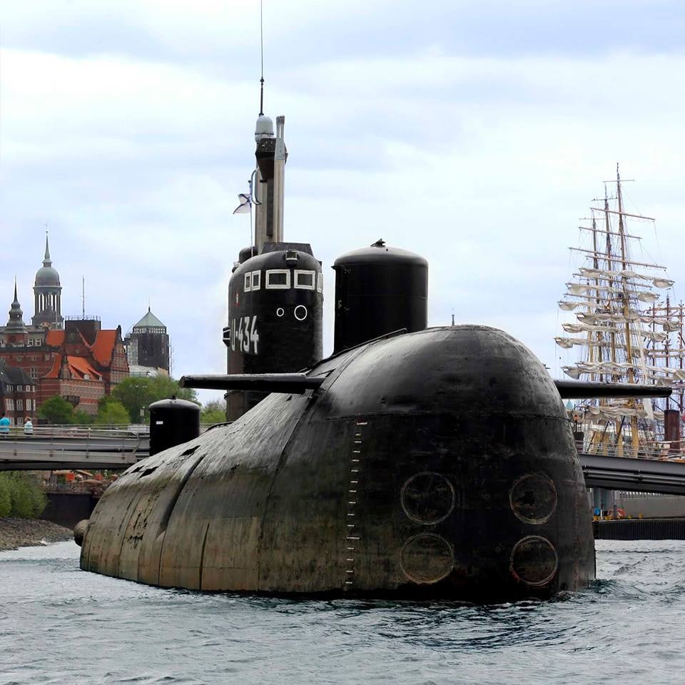 U-434 boat in Hamburg 