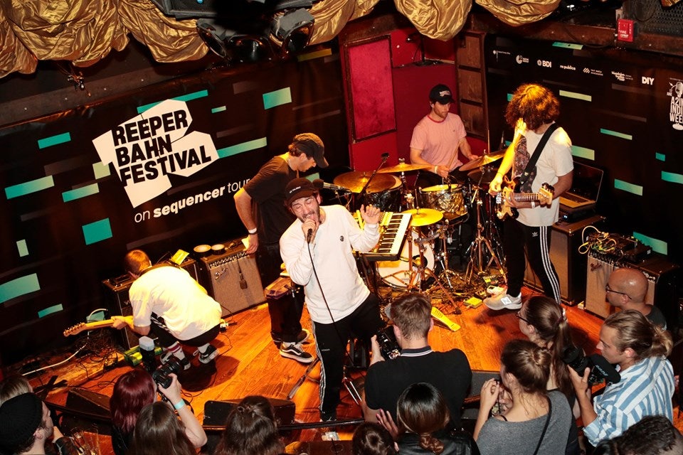 a bang performing at Reeperbahn festival in Hamburg