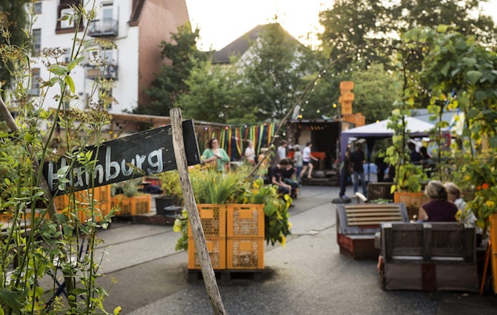 Gartendeck St. Pauli in Hamburg