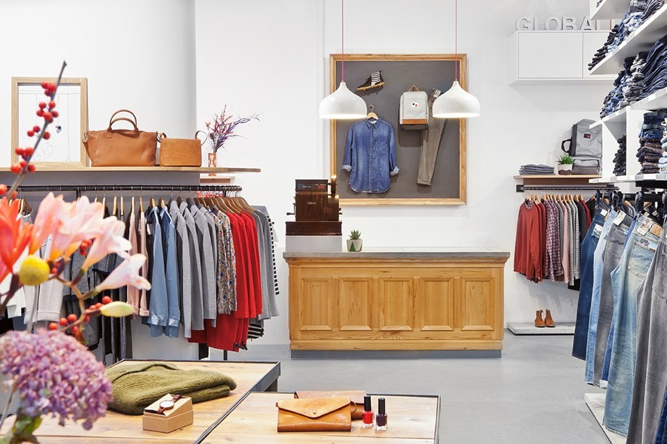 interior of women's clothing store Glore