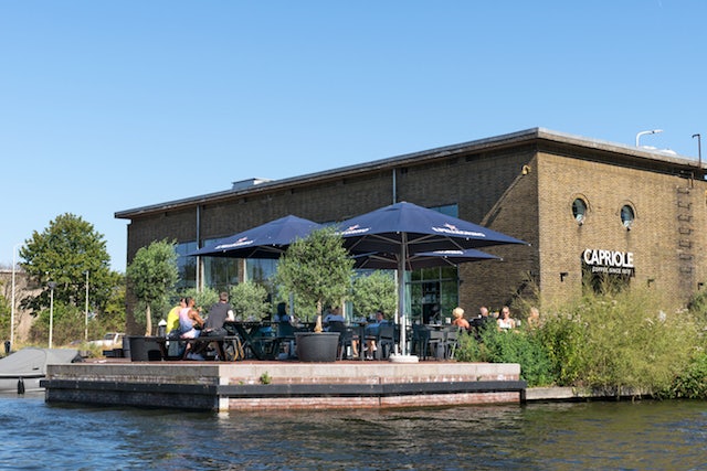 Capriole Café by the water in The Hague