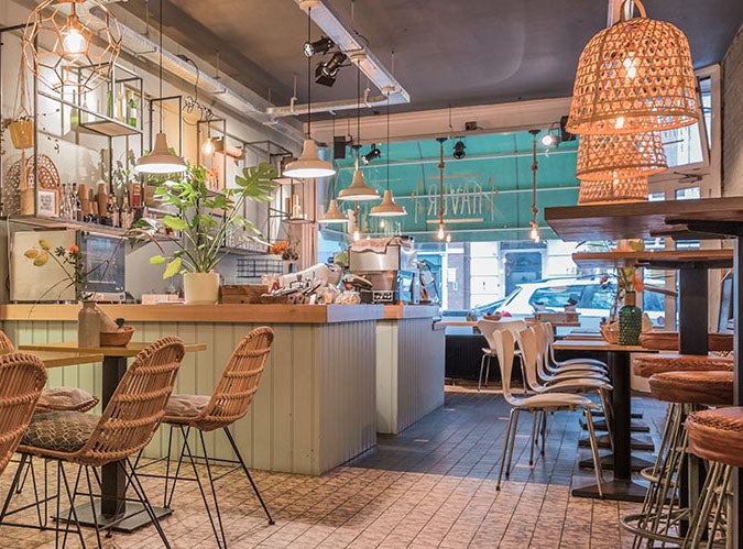 restaurant interior of Haver in the Hague 