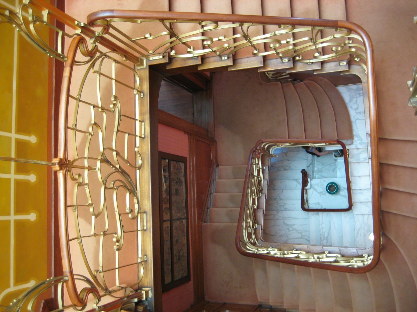 Brussels - Horta Museum stairwell view from above