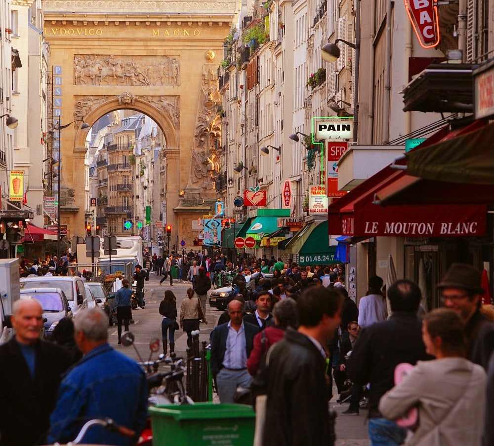 Paris - Rue du Faubourg St Denis street view