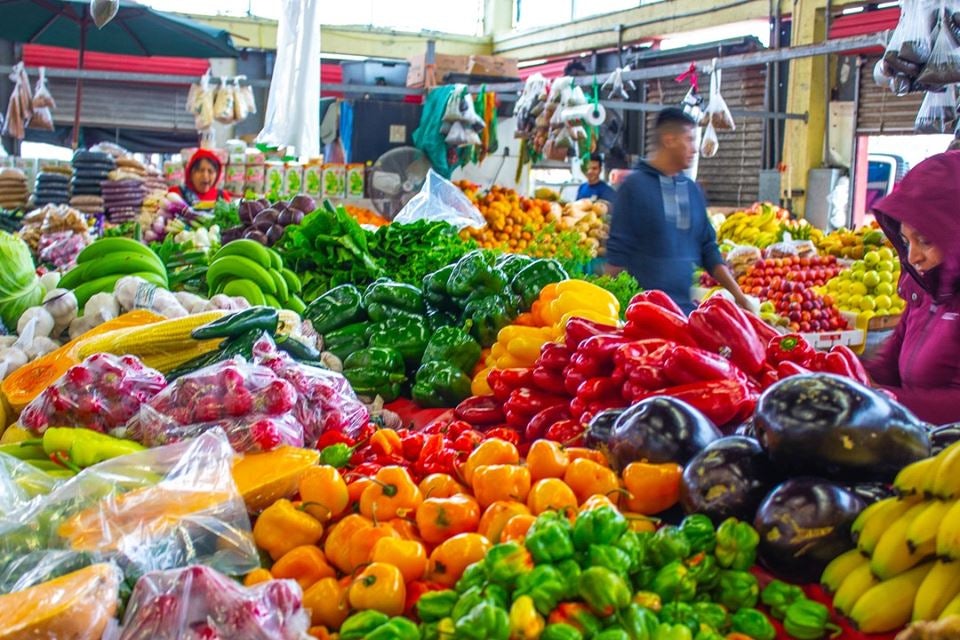 a vegetable stand at the Redland Market Village in Miami