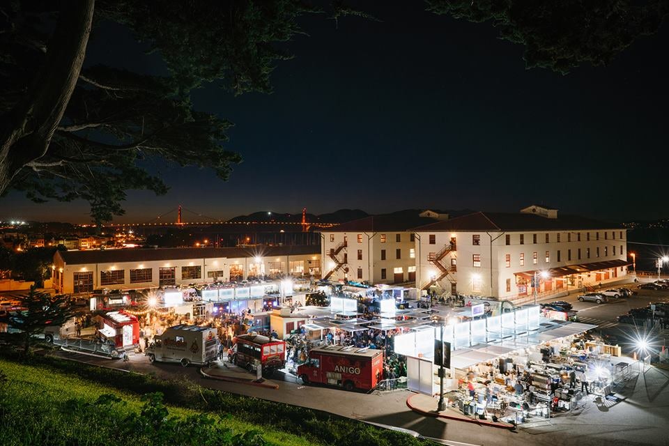 Off the Grid Foodmarket at 5th and Minna in San Francisco